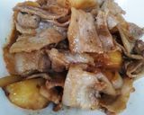 豚バラ肉とじゃがいもの味噌バター炒め作り方5写真