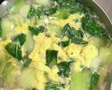 カニと青梗菜と豆腐の中華スープ作り方6写真