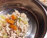 愛犬に優しいカボチャブロッコリー鶏肉ご飯作り方4写真