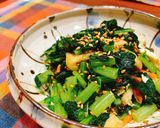 みりんが甘い！大根葉と油揚げのゴマ油炒め作り方9写真