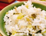 季節の味！大根葉のもち麦ご飯作り方7写真