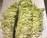 こんがりカリトロ♪オクラで作るお好み焼き作り方4写真