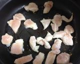 お肉柔らか★鶏むね肉と春菊のクリーム煮作り方3写真