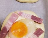 冷凍たまご半分こ♪ベーコンエッグパン作り方7写真