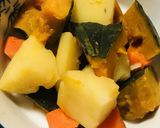 ごろっと野菜のあまからメイプルシロップ煮作り方3写真