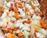 給食の味！野菜たっぷりミネストローネ作り方4写真