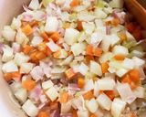 給食の味！野菜たっぷりミネストローネ作り方5写真