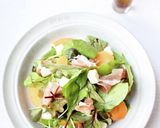 凄く美味しい♪【柿と生ハムのサラダ】作り方3写真