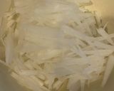 水菜と大根の梅ぇ〜サラダ作り方1写真