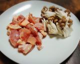 ◆茄子とチキンのピリ辛トマトパスタ♪作り方1写真