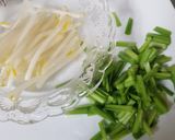 もやし韮人参のチーズ醤油の野菜炒め♡作り方2写真
