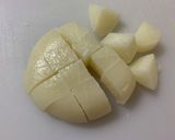 レンジで1個分緑茶大福作り方1写真