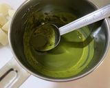 レンジで1個分緑茶大福作り方2写真