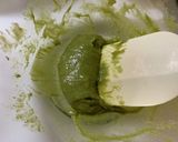 レンジで1個分緑茶大福作り方5写真