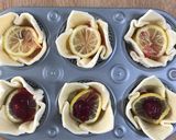 まるい形のアップルパイと苺ジャムパイ作り方5写真