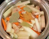 大根と豚バラ肉のカレー煮作り方6写真