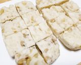 レンジdeもっちりバナナミルク蒸しケーキ作り方14写真