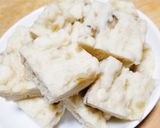 レンジdeもっちりバナナミルク蒸しケーキ作り方15写真