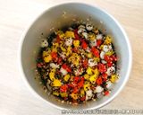 黑木耳蒟蒻佐藜麥彩椒沙拉．柯媽媽植物燕窩作り方4写真