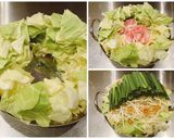 豚とキャベツの塩麹鍋[塩麹]モツ鍋風作り方4写真