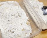 レンジdeもっちりバナナミルク蒸しケーキ作り方5写真