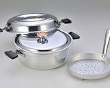 圧力鍋＆無水鍋、W使いのお赤飯作り方11写真