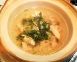 甘い秋かぶのヘルシーで美味な押し麦鶏雑炊作り方3写真