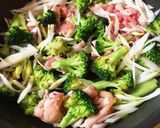 ブロッコリーと豚肉のオイスター炒め作り方3写真