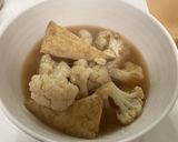 カリフラワーと厚揚げのほっこり煮物作り方3写真