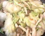 白菜と桜えびの炒め物作り方3写真