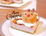 クリスマス★紫芋のベイクドチーズケーキ作り方5写真
