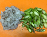エビとアスパラガスの洋風炊き込みご飯♪作り方2写真