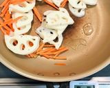 シャキシャキ蓮根の金平作り方2写真