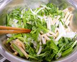ゆず香る☆春菊と高野豆腐の米粉かき揚げ作り方2写真