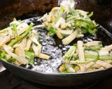 ゆず香る☆春菊と高野豆腐の米粉かき揚げ作り方5写真