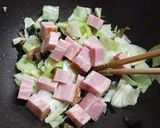 コガネタケ、ヒラタケ、ベーコンの野菜炒め作り方7写真