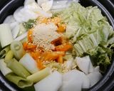 簡単！やきとり缶鍋☆ゆずこしょう味作り方1写真