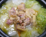 簡単！やきとり缶鍋☆ゆずこしょう味作り方3写真