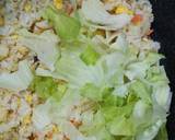 パラパラ鮭レタスチャーハン♪作り方9写真