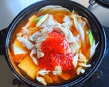 豆富と水菜のチゲ作り方9写真