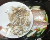 魚のビタミン茸蒸し♪簡単漢方食養生鯛で作り方8写真
