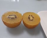 キウィ簡単飾り切り（1つで4つも）作り方1写真
