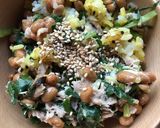納豆とニラツナのご飯作り方3写真
