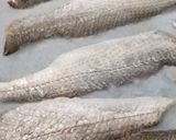 【簡単】レンジで絶品魚の皮せんべい作り方1写真