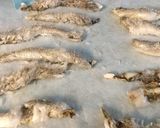 【簡単】レンジで絶品魚の皮せんべい作り方5写真