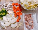 ☆★白菜たっぷり！トマト味噌チーズ鍋☆★作り方1写真
