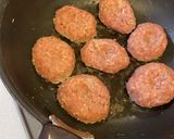 【ゼラチン使用】肉汁たっぷり　ハンバーグ作り方5写真