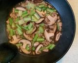 ぽかぽか♡小松菜とひき肉の生姜スープ作り方5写真