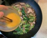 ぽかぽか♡小松菜とひき肉の生姜スープ作り方6写真