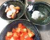 トマトとウインナーのココオイルトースト作り方1写真